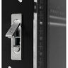 Шкаф 19 напольный 42U GYDERS GDR-426060BP 600х600х2060 мм, черный, перфорированные двери