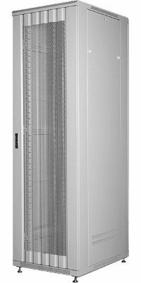 Напольный шкаф 19" 22U 600x800x1190 мм GYDERS GDR-226080GP, серый перфорированные двери