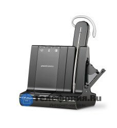 Plantronics W745/A-APV66, Savi, беспроводная гарнитура PL-W745/A-APV66 с электронным микролифтом для Avaya (EU24)